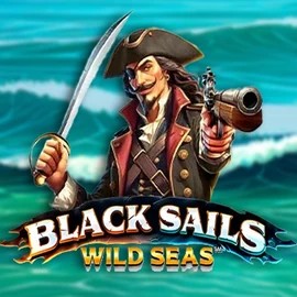 Black Sails Wild Seas slot logo by Infinity Dragon Studios at Seven CasinoBlack Sails Wild Seas