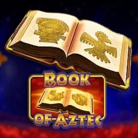Book of Aztec slot logo by Amatic Industries at Seven CasinoBook of Aztec