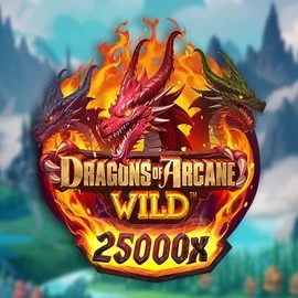 Logo of Dragons of Arcane Wild from Foxium at Seven Casino