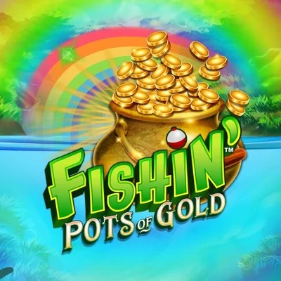 Fishin Pots Of Gold slot logo by Gameburger Studios at Seven CasinoFishin Pots Of Gold