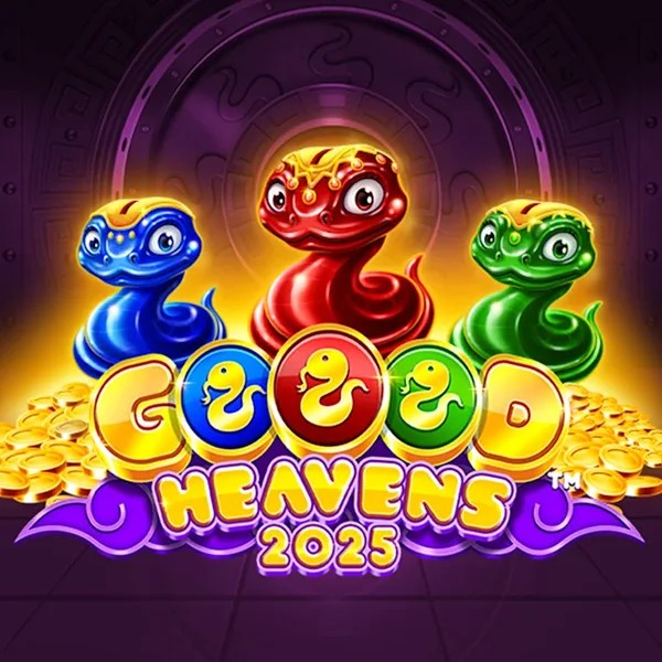 Goood Heavens game by Rarestone Gaming – logo hosted on Seven Casino