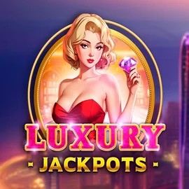 Luxury Jackpots online game logo by Triple Cherry on sevens.dk