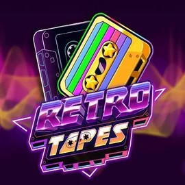 Logo of Retro Tapes from Push Gaming at Seven Casino